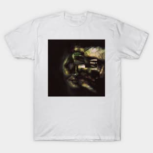 DECAYED Creepy Zombie Glitch Art T-Shirt